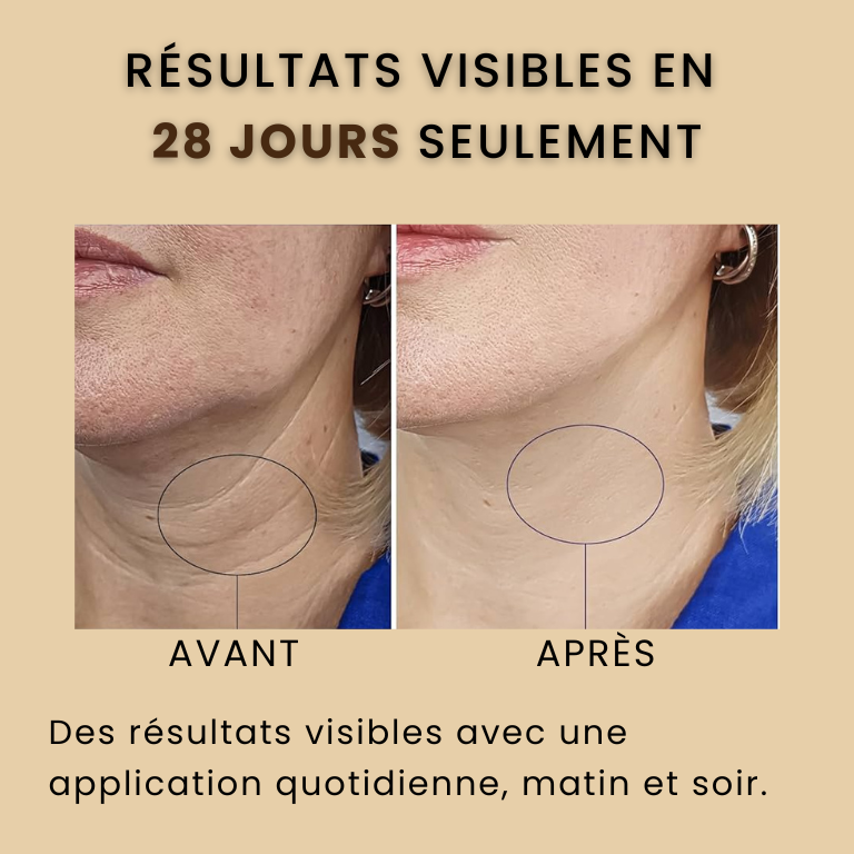 Heriyana™ : Crème Sculptante à Massage Intégré (Cou et Décolleté)