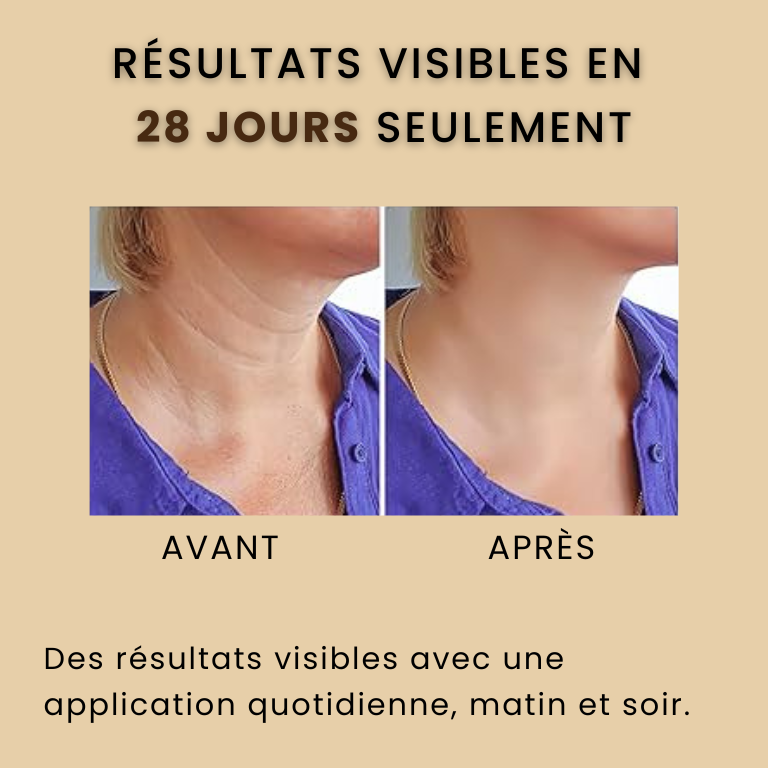 Heriyana™ : Crème Sculptante à Massage Intégré (Cou et Décolleté)