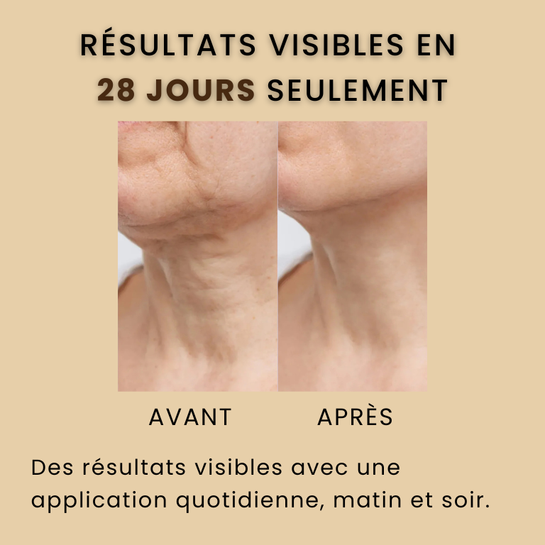 Heriyana™ : Crème Sculptante à Massage Intégré (Cou et Décolleté)
