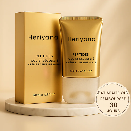 Heriyana™ : Crème Sculptante à Massage Intégré (Cou et Décolleté)