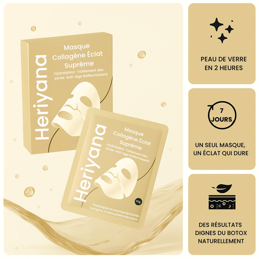 Masque au Collagène Anti-Rides Heriyana™